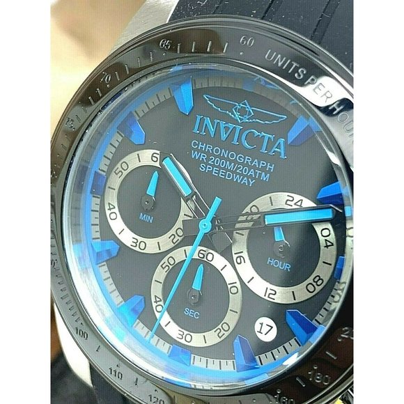 Invicta Other - Invicta Men's Watch 17193 Speedway Chronograph Quartz Blue Black Rubber Band